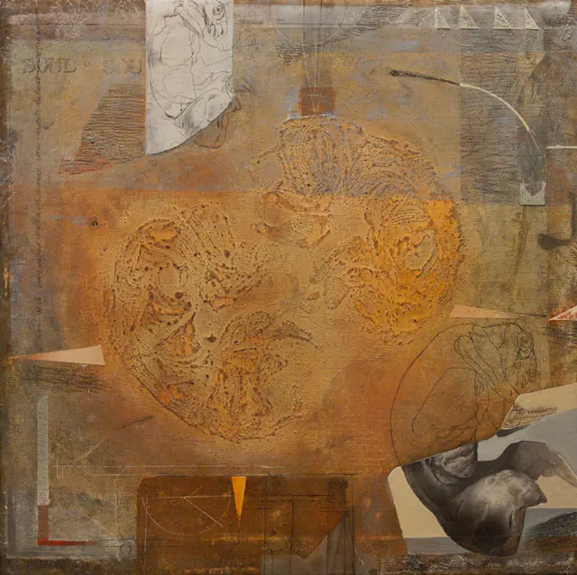 Spirit AND matter/ triptih by Desislava Deneva.