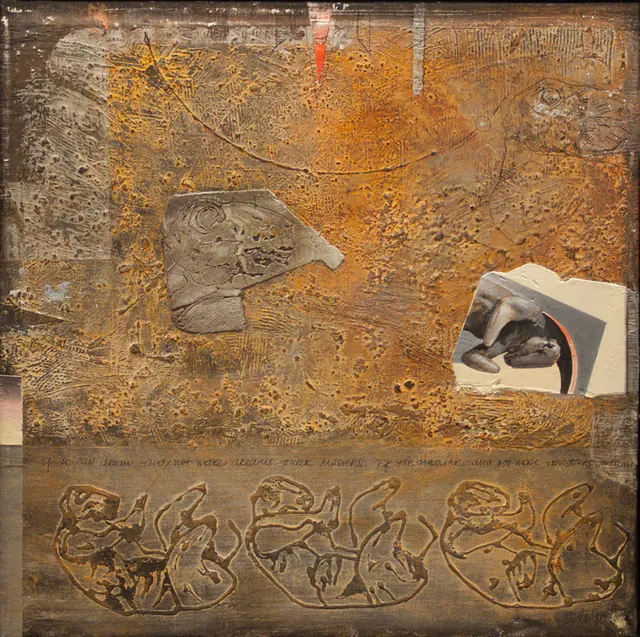 Spirit AND matter/ triptih by Desislava Deneva.