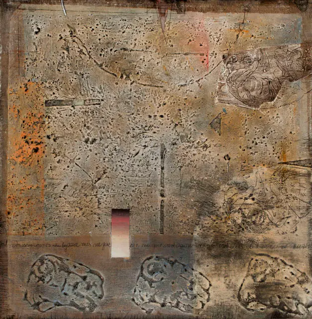 Spirit AND matter/ triptih by Desislava Deneva.