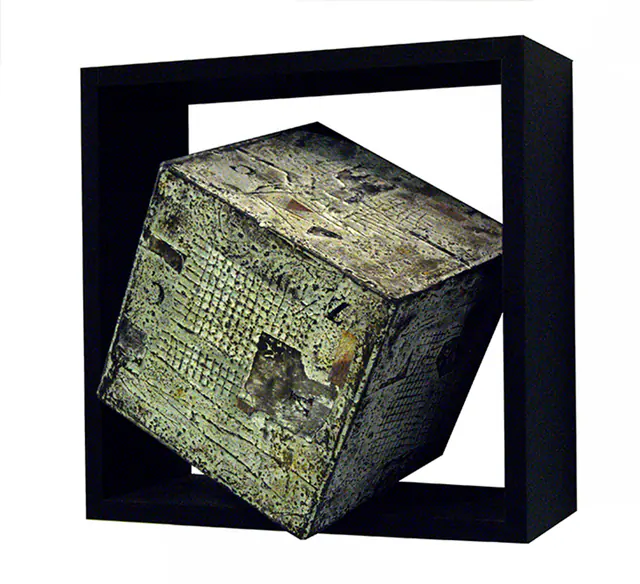Artwork in Objects in Boxes, a series by Desislava Deneva (DEDE).
