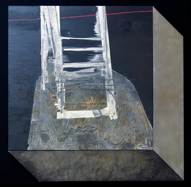 Artwork in Objects in Boxes, a series by Desislava Deneva (DEDE).