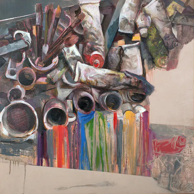 Artwork in The Oxymoron, a series by Desislava Deneva (DEDE).